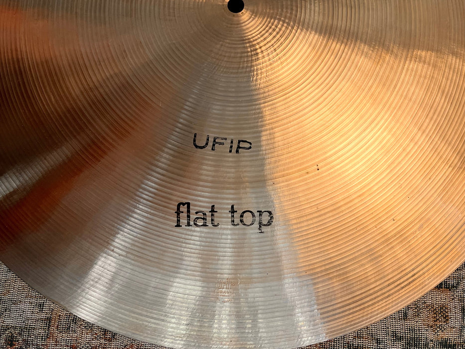 NOS Vintage UFIP 20” FLAT RIDE PERFECT! Charlie Watts - esque! 2638 g GLASSY SMOOTH Mellow RARE
