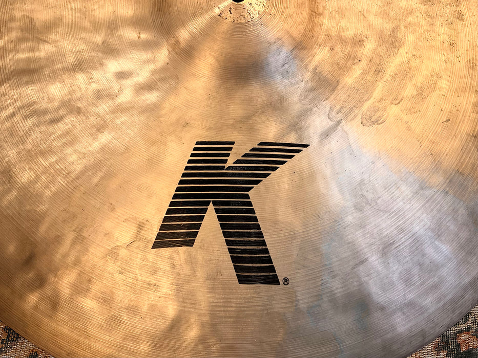 SIGNED BY BILL STEWART Zildjian BILL STEWART 24” K CUSTOM DRY COMPLEX Ride 2958 g Collectible
