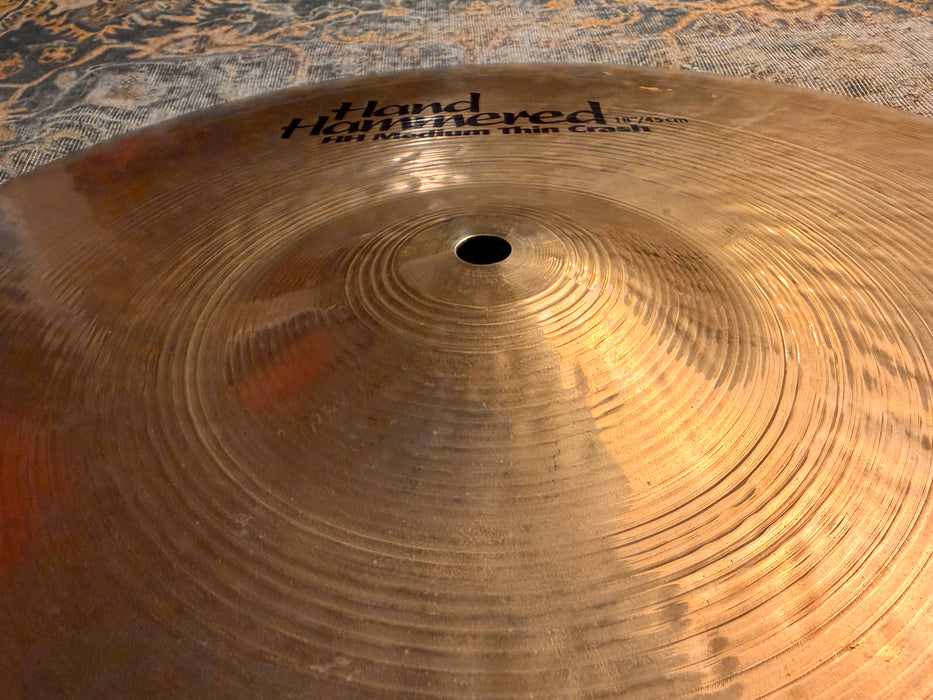 Earlier ULTRA DARK Sabian HH MEDIUM THIN Crash 18” Hand Hammered 1464 g CLEAN! Amazing