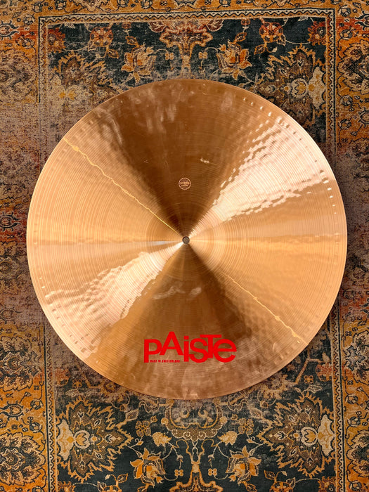 PERFECT PAISTE 24” 2002 Ride 3895 g 2 FOOT GOLIATH CLASSIC Tone! Don’t Pay $650!! IMMACULATE
