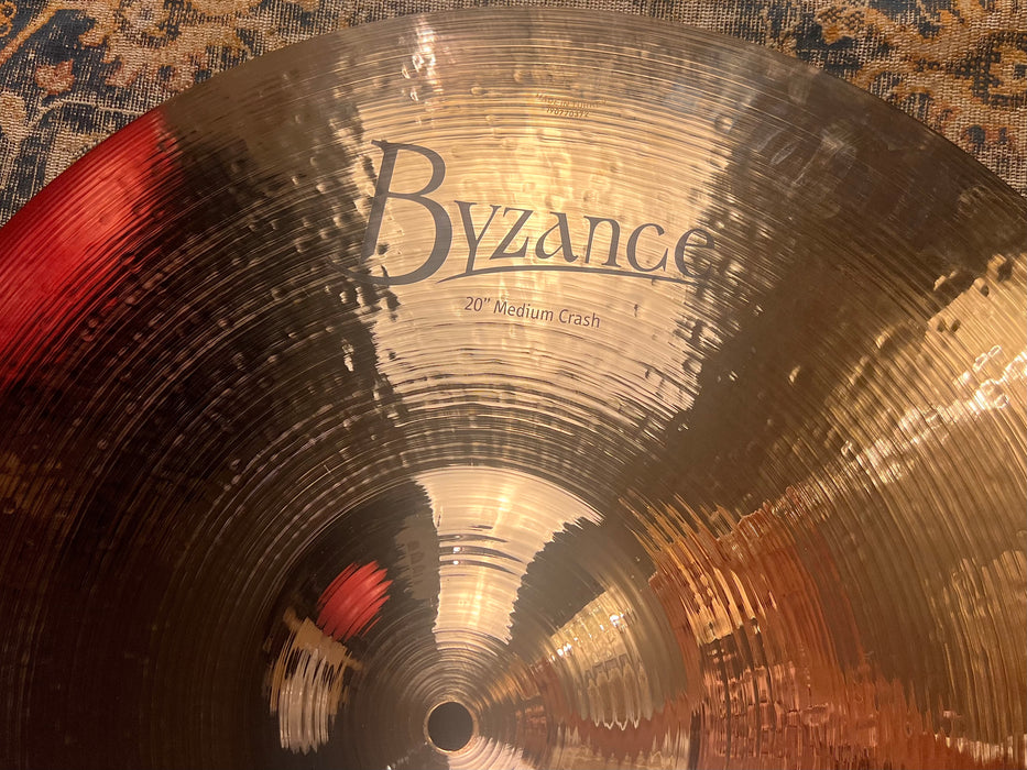 IMMACULATE In Bag DARK FULL Meinl BYZANCE Medium Crash 20” 1872 g WHY PAY $450?