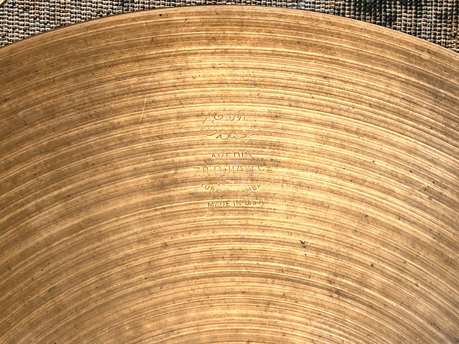 CRISP CLEAN Sounding Vintage 1970s Zildjian New Beat 14” Hihats 1094 1472 g