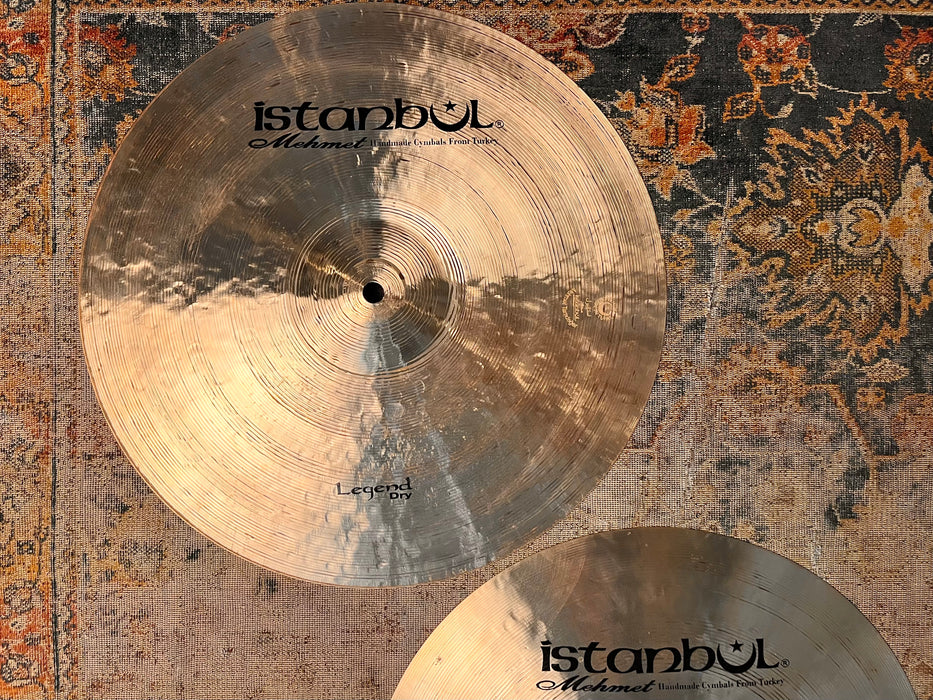 Rare HUGE Istanbul Mehmet LEGEND DRY 15” Hihats 1136 1274 g MINT
