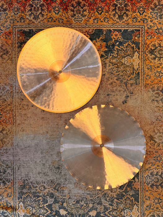 Unique Paiste ONE Of A KIND Custom Blue 2002 15" Sound Edge Hihats, 19" Crash, 20" Crash SET... With Black Labels!!!!!!!