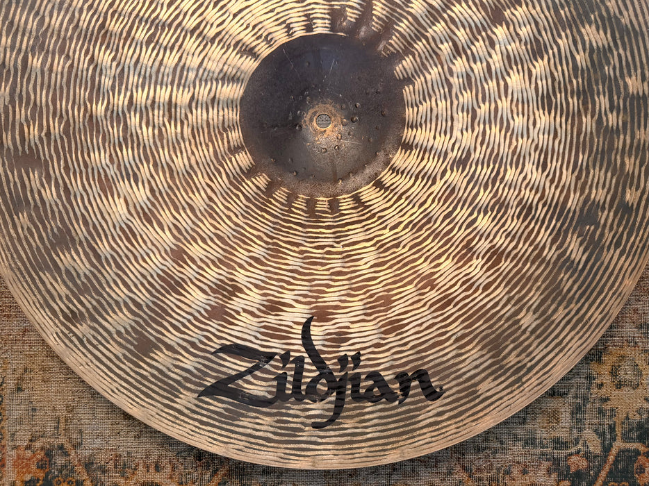 ORIGINAL Zildjian K Custom HIGH DEFINITION Ride 22” 3138 g DRY! DEEP Patina! Aged 20 Yrs Sound Amazing