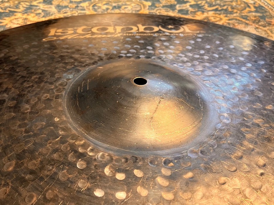 RARE DARK Istanbul Mehmet 61st Anniversary Ride 22" 2182 g Raw Dry Crashable! Versatile! Immaculate