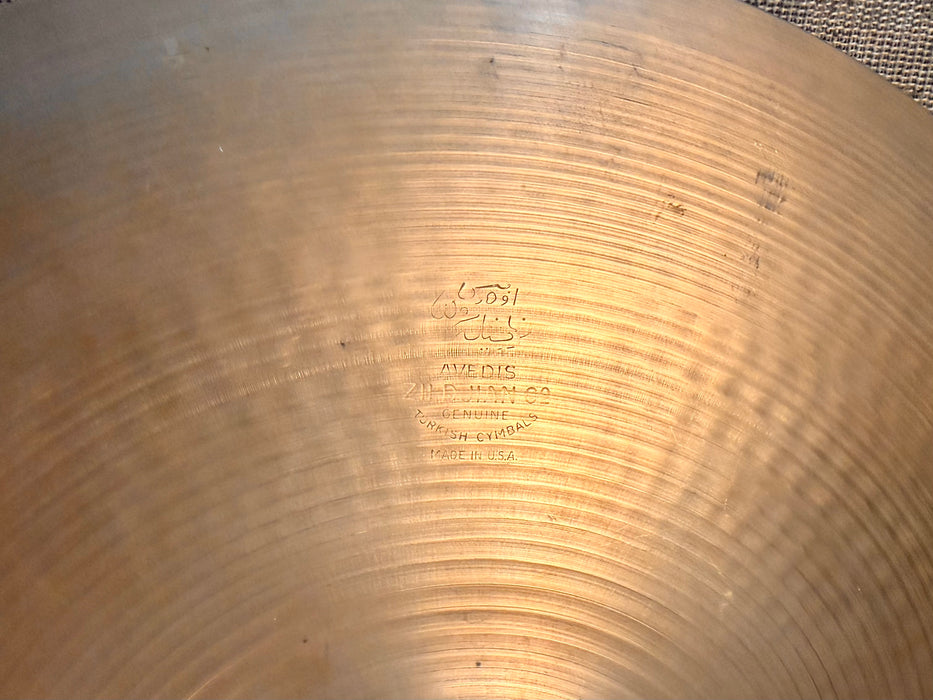 Vintage Zildjian 1960s New Beat Hihats 14” EARLY PAIR And GREAT PAIR At 842 1208 g They Do Everything