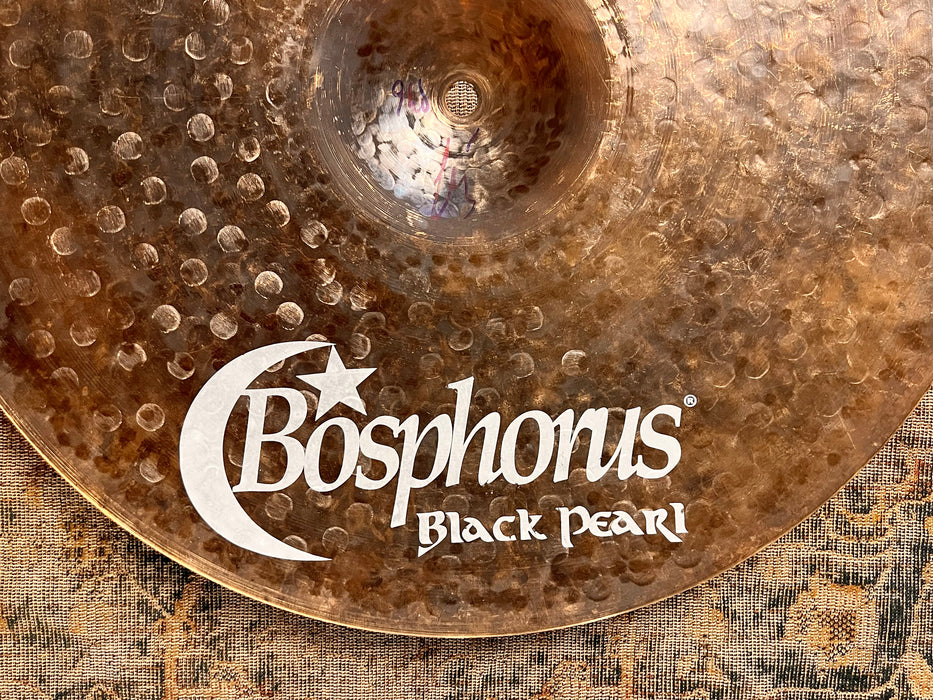 Light Complex FAST Bosphorus Black Pearl 16” Crash ONLY 936 g PERFECT! Quick! BLACKENED Finish