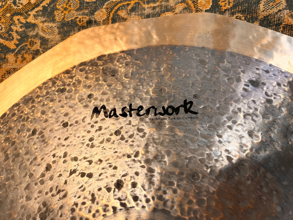 Paper Thin 1/2 Brushed Masterwork DODECAGON Prototype 22” LIGHT Crash Ride Only 1632 g PAPERY THIN