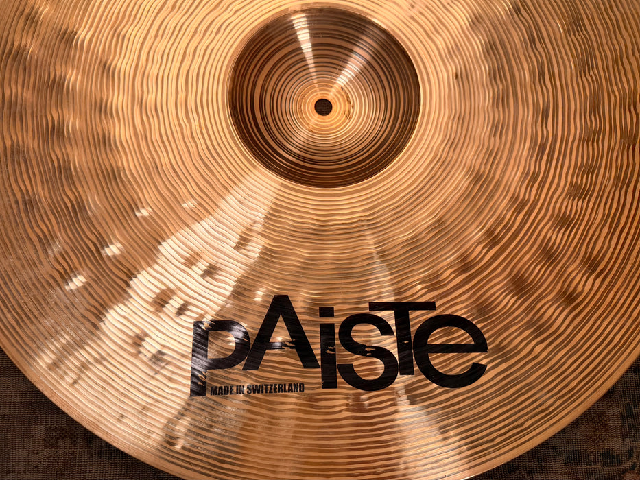 PAISTE Signature FULL Ride 20" Famously CLEAN Semi-DARK Tone! 2482 g Don’t Guess at Tone For 650!