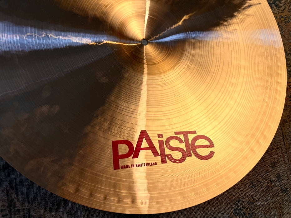 PAISTE 24” 2002 Ride ICONIC 2 FOOT GOLIATH w CLASSIC Tone! 3886 g CLEAN! Don’t Pay $650!