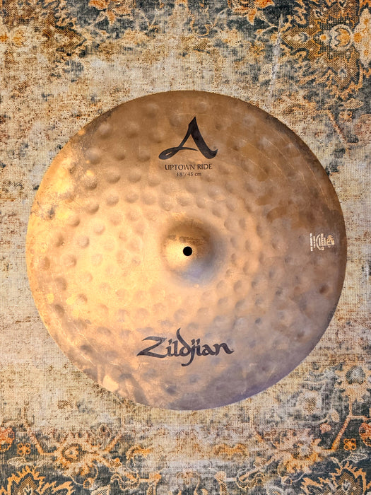 ZILDJIAN A Uptown Ride 18” 1595 g UNLATHED RAW DRY! CLEAN!! REMIX Series! Controlled
