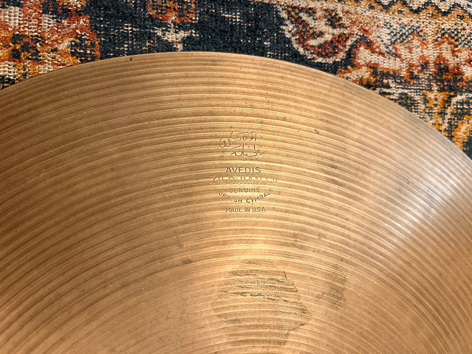 1960s Vintage Zildjian 14” Hihats PAPER THIN 810 834 g CLEAN! Light Complex! RINGO! Hand Hammered!