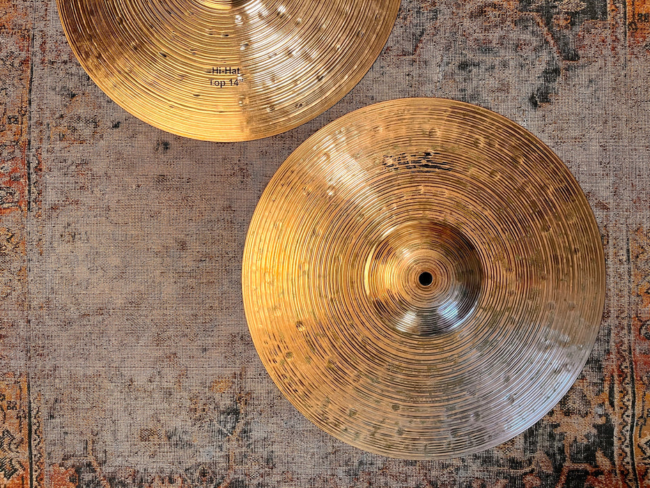 UNIQUE Paiste DARK ENERGY PROTOTYPE Hihats 14” 868 1388 g DARK DRY Very LOW! Crisp!