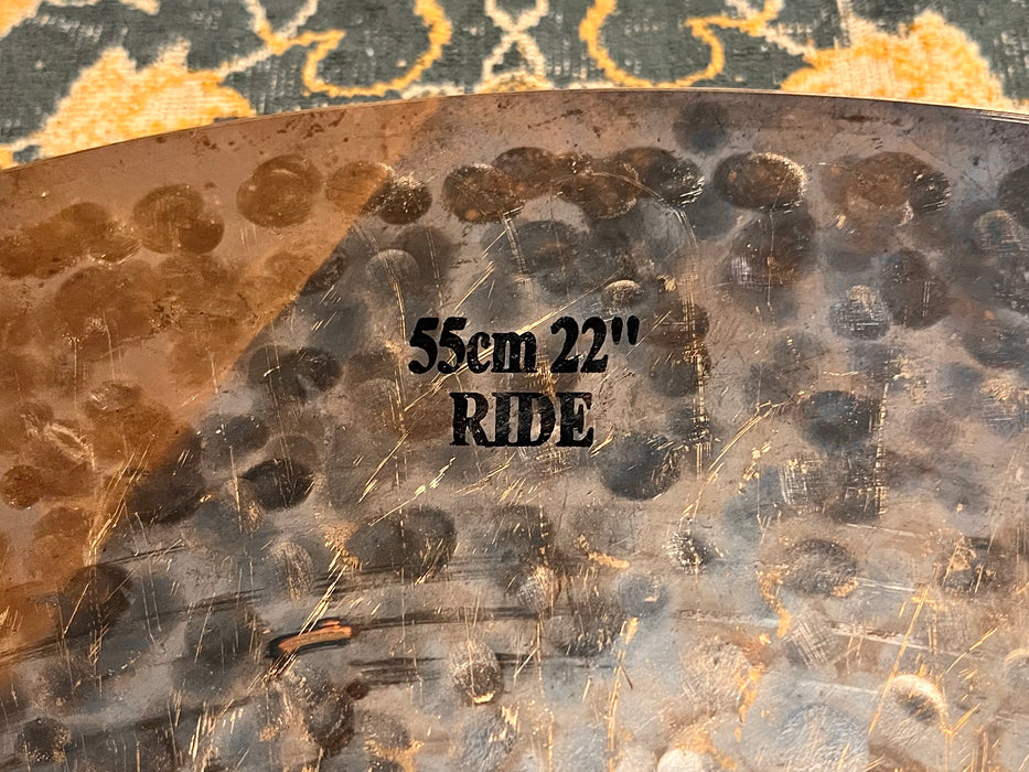 RARE DARK Istanbul Mehmet 61st Anniversary Ride 22" 2182 g Raw Dry Crashable! Versatile! Immaculate