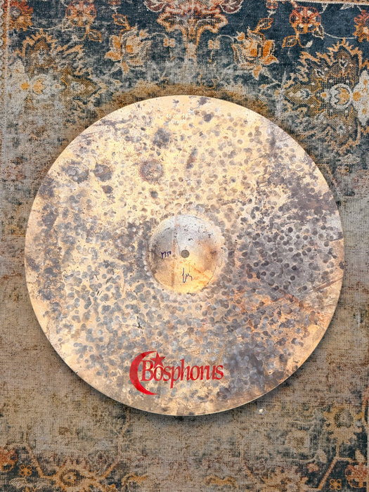 TURK OF DOOM Dark Complex Bosphorus RAW 18” THIN CRASH RIDE ONLY 1350 g Spectacular Unlathed