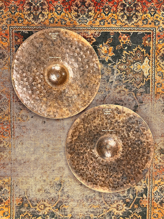 Bosphorus Master Vintage 14” Hihats 800 1104 g LIGHT DRY COMPLEX! Unlathed! Perfect!