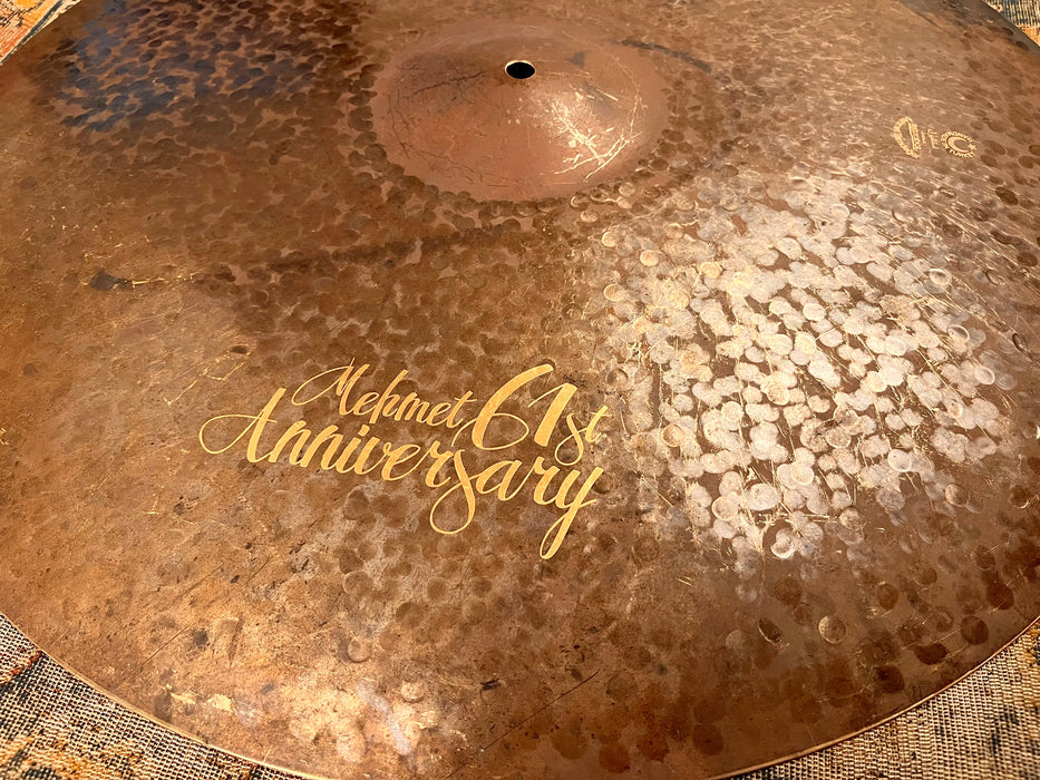 RARE DARK 24” Istanbul Mehmet 61st Anniversary Ride 2654 g Absolutely Incredible Sounding! Smooth