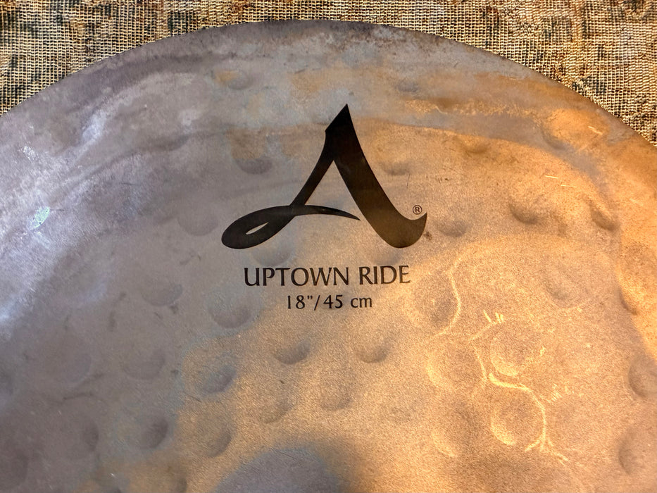 ZILDJIAN A Uptown Ride 18” 1780 g Very DRY CONTROLLED! Raw Unlathed! IMMACULATE! REMIX
