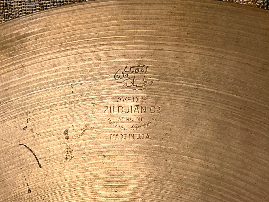 Rare DARK PAPER THIN Vintage 1950s Zildjian 15” Hihats 967 998 g Complex
