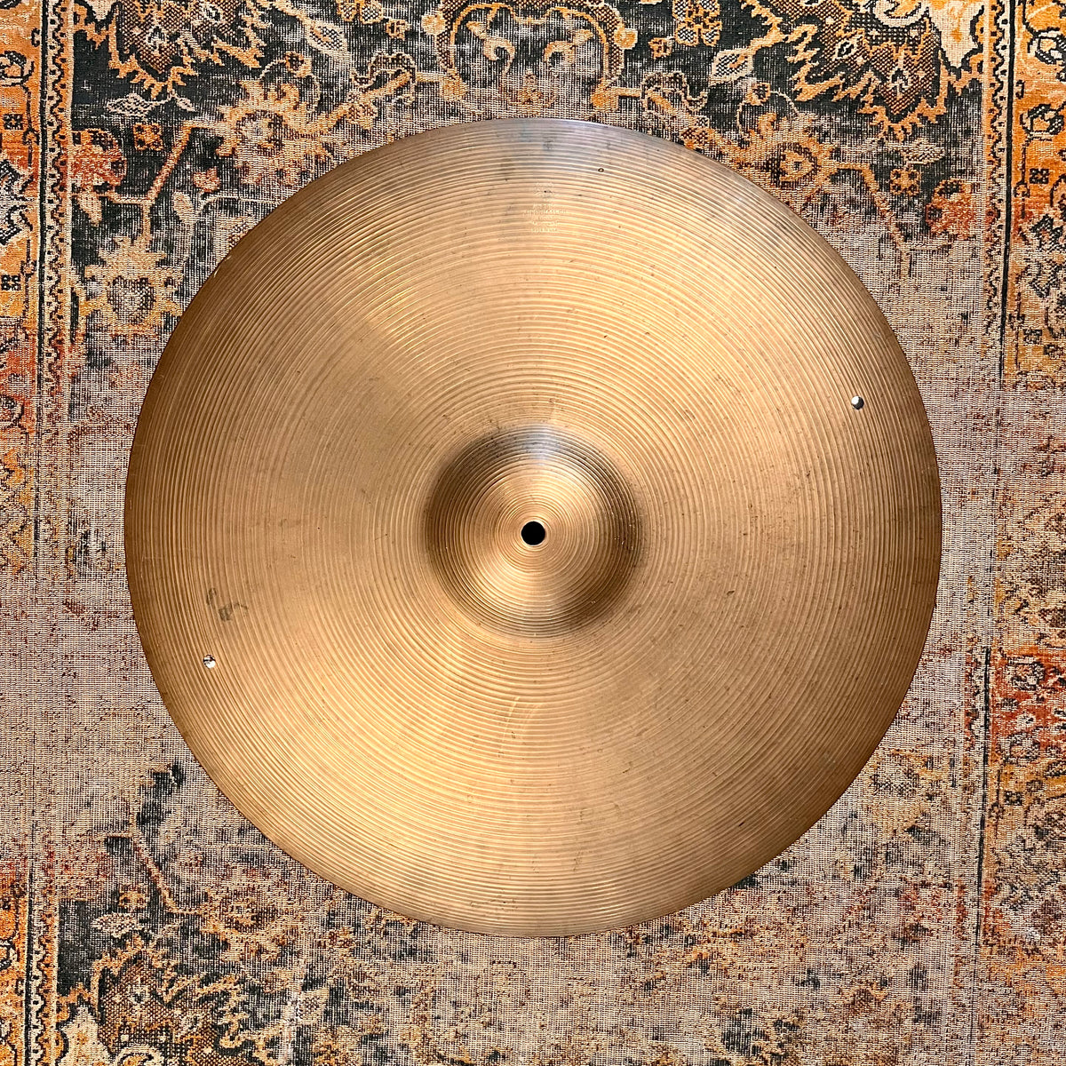 Vintage Zildjian 1960s 20” Ride 2312 g Sizzle Attack + Light Wash