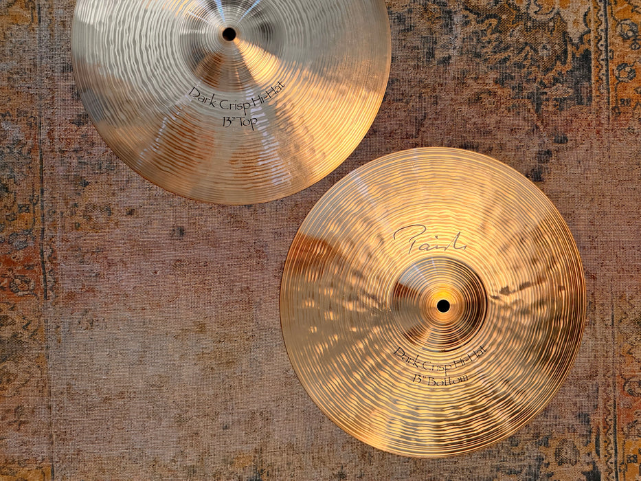 Paiste Signature DARK CRISP 13” Hihats 736 1246 g DON’T PAY $670! These DO EXACTLY What They Promise!