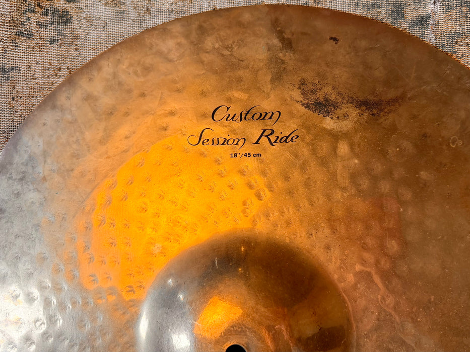 Zildjian K Custom STEVE GADD SESSION 18” Ride DISCONTINUED 2150 g Dark Dry! Great STICK