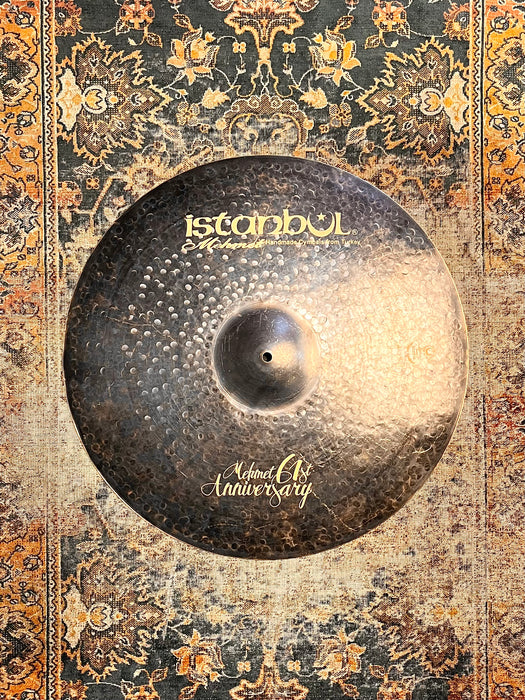 RARE DARK Istanbul Mehmet 61st Anniversary Ride 22" 2182 g Raw Dry Crashable! Versatile! Immaculate