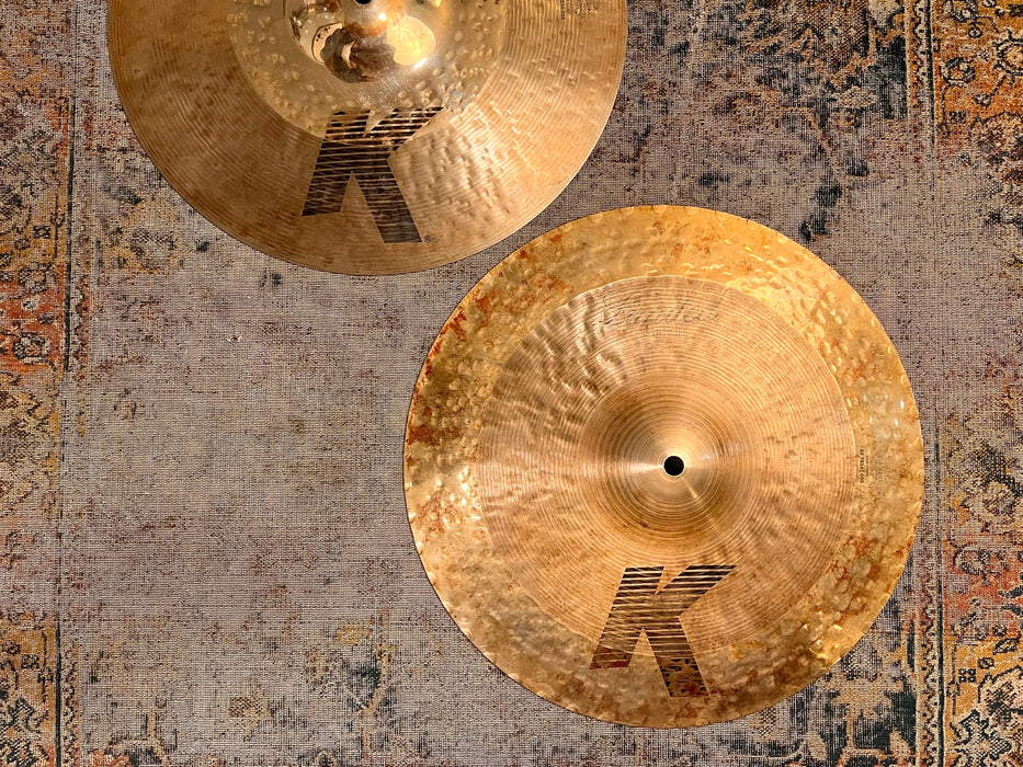 LIMITED EDITION Zildjian K Custom REVERSIBLE HYBRID Hihats 14” 1118 1090 g Akira Jimbo
