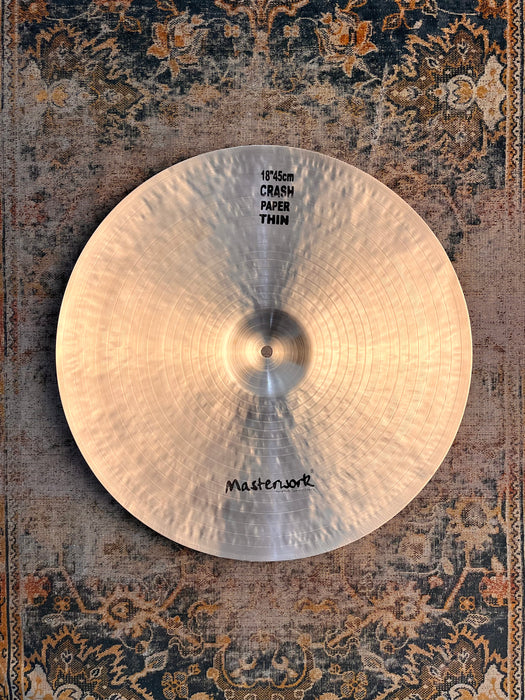 Mellow Masterwork MINI BELL Jazz Master 18” Paper Thin Crash ONLY 1068 g NEW