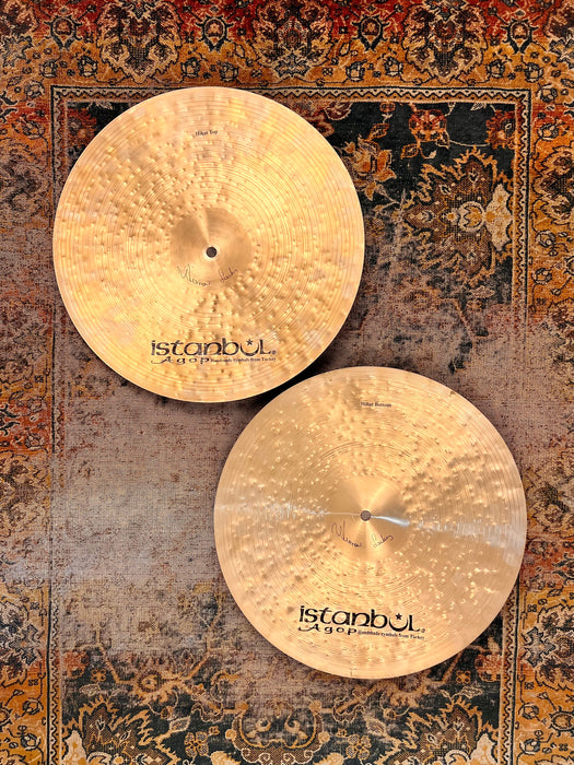 Istanbul AGOP MANTRA 15” Hihats 990 1170 g COMPLEX Light 15s”! Harder To Find! Perfect!