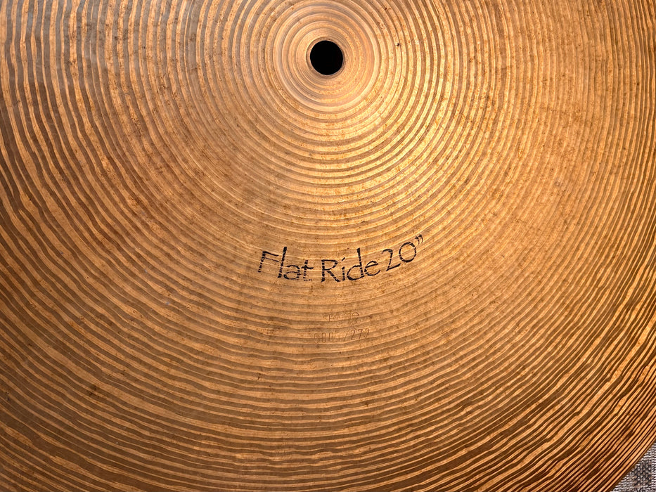 PAISTE Signature 20” FLAT RIDE 2454 g MELLOW! Clean Smooth Glassy Controlled Definition! RARE