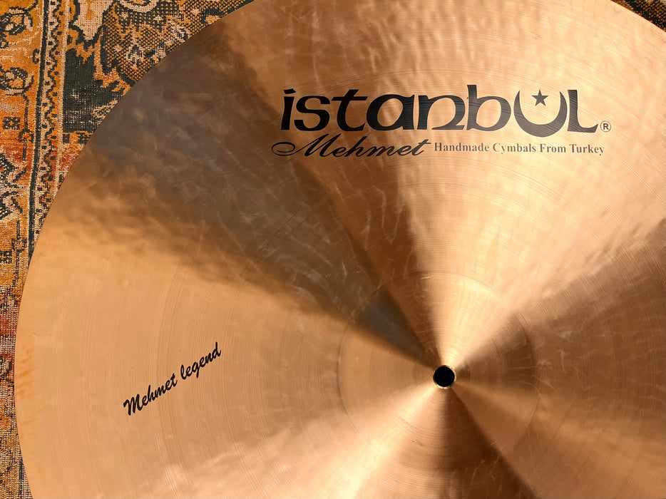 RARE GLOWING 2 FOOT ISTANBUL MEHMET LEGEND 24” Ride 2777 g CRASH Immaculate Amazing