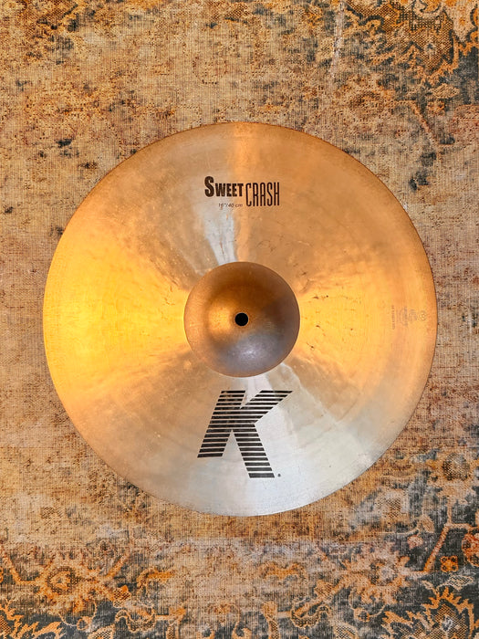 Zildjian K SWEET CRASH 16” FAST Thin And Bendable! 934 g Don’t Pay $404!!!