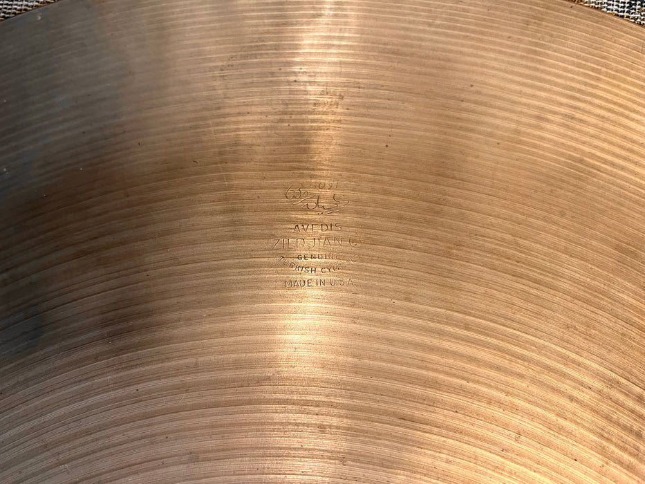 Vintage Zildjian Pang China 20” EXOTIC COMPLEX Tone 2114 g Mellow w UNIQUE Steep Profile