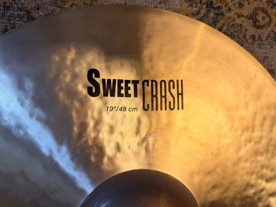 Zildjian K SWEET CRASH 19” 1510 g CLEAN and Sounds Perfect! ANNIVERSARY STAMP! Don’t Pay $500!