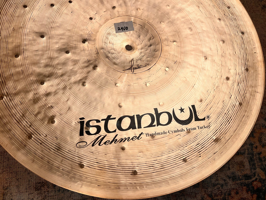 ULTRA DARK ISTANBUL Mehmet LEGEND DRY Ride 22” 2400 g PERFECT Deep Hammering! AMAZING!