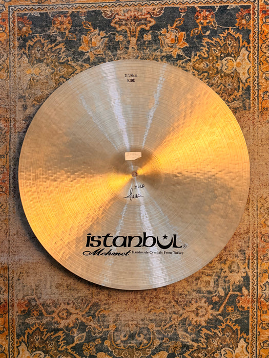 GLOWING Warm Smooth ISTANBUL Mehmet 61st ANNIVERSARY Ride 21” 2126 g PERFECT! Incredible