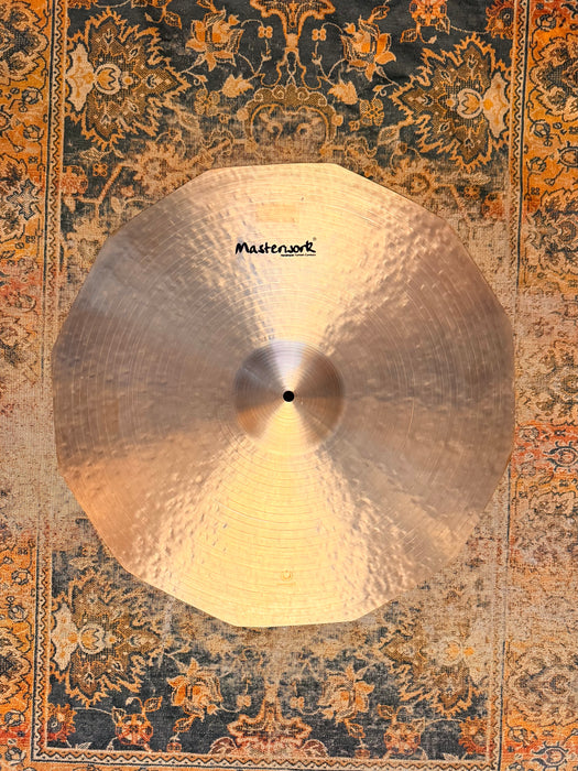 MASSIVE 2 FOOT Paperthin Masterwork Dodecagon JAZZ MASTER 24” Crash Ride 2197 g PERFECT