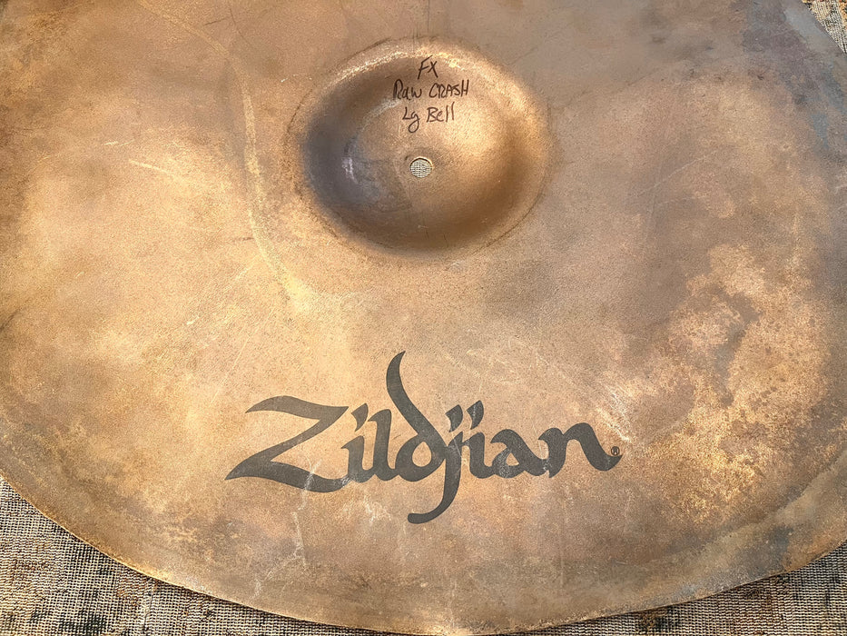 Zildjian CONCEPT SERIES FX RAW CRASH Large Bell 22” ish or 23” And Kinda 21” 2372 g PERFECT!