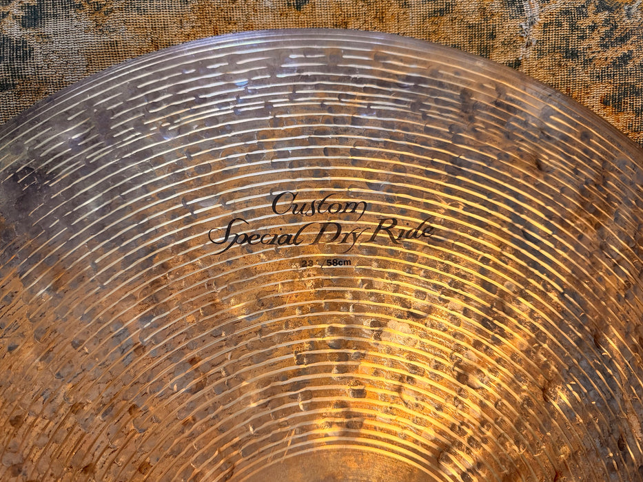 ZILDJIAN 23” K Custom Special Dry Ride DISCONTINUED! Dark Smoky Beautiful Organic Tone 3038 g