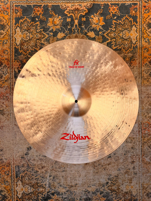 Zildjian Oriental 22” CRASH OF DOOM IMMACULATE Cond! DRIER ONE - GREAT ALTERNATE RIDE! Dark Low 2875 g