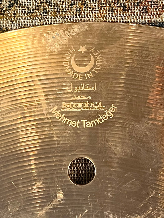 HAND HAMMERED ISTANBUL Mehmet 15" BLACK BELL Hihats 1226 1405 g Brilliant
