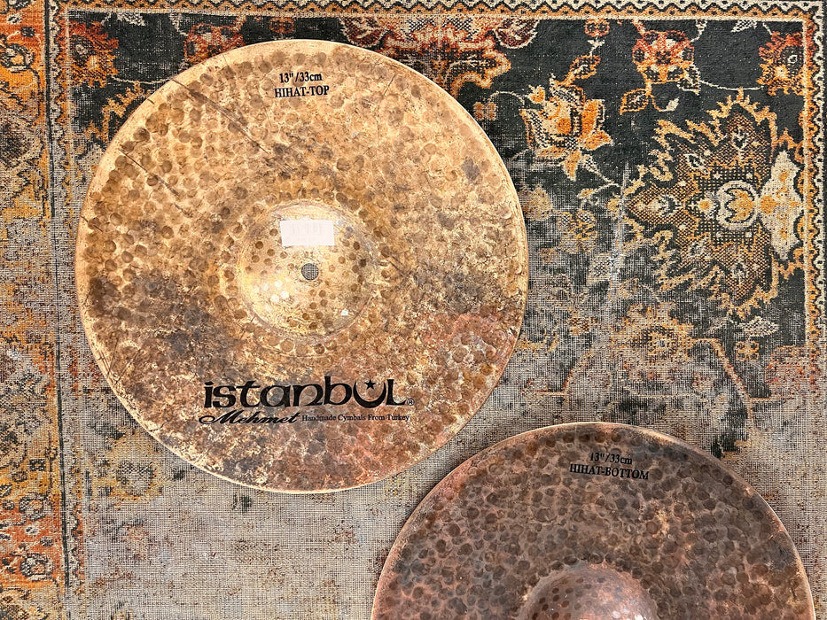 Rare Super Dark Istanbul Mehmet Empire Hihats 13” 858 1032 g Amazing Tone - Crisp & Dark