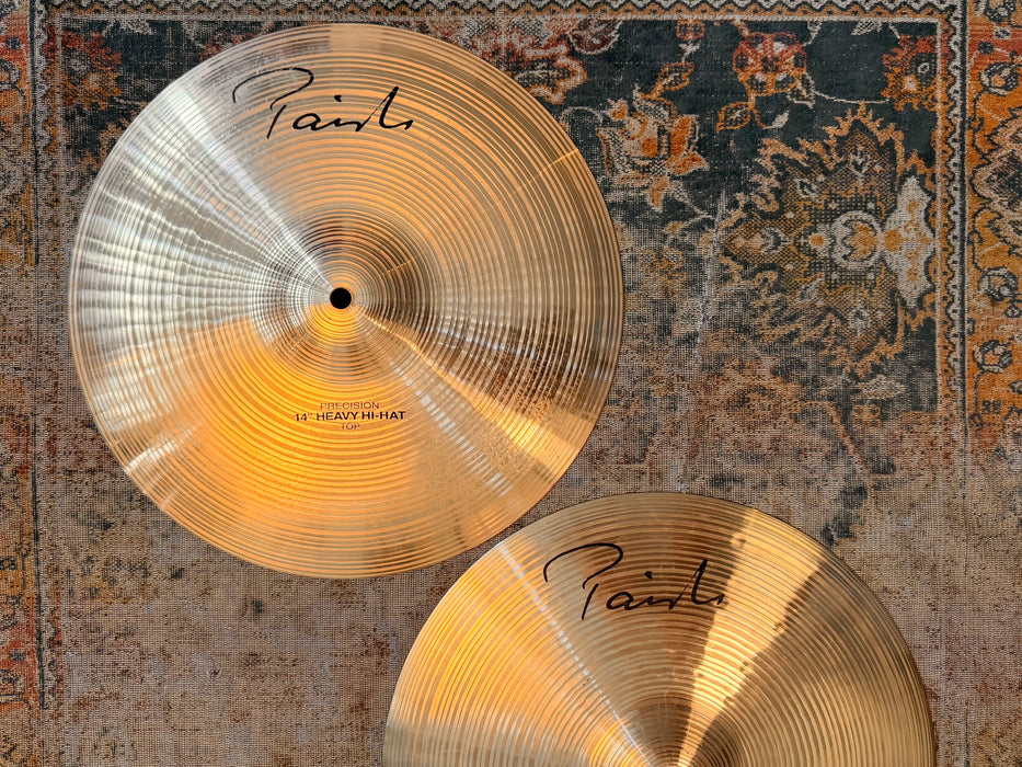 PAISTE SIGNATURE Precision Heavy Hihats 14” 950 1370 g CLEAN LOOK CLEAN TONE!