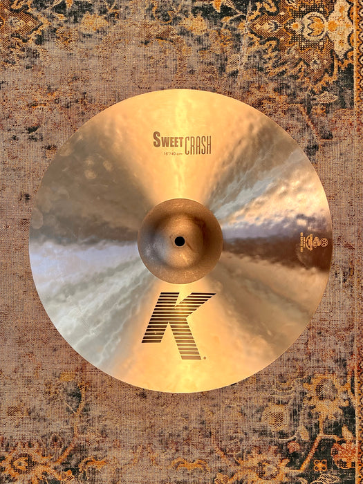Zildjian K SWEET CRASH 16” 946 g PERFECT Condition! FAST Bendable! Don’t Pay $360!!