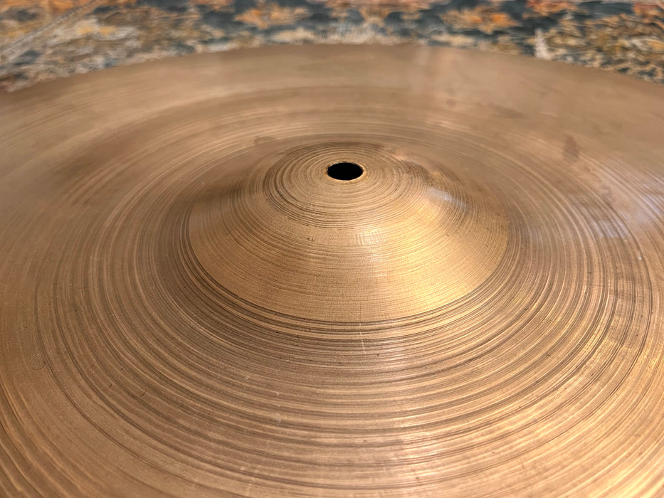 HOLY GRAIL Vintage Zildjian 24” TRANS STAMP 1940s RIDE CRASH 2940 g Amazing CYMBAL! End Of The Road A!