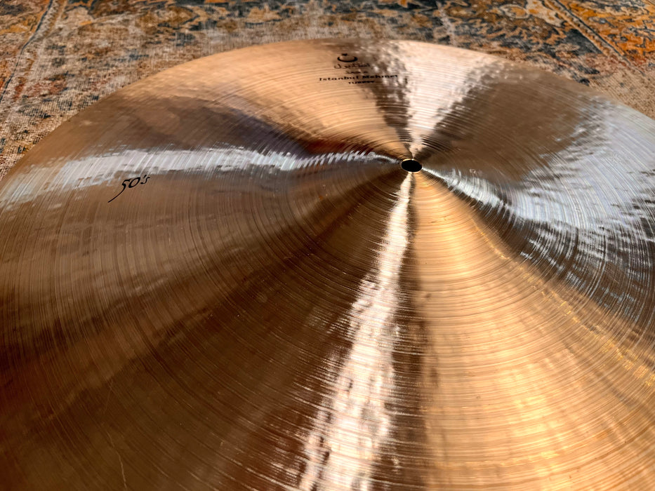 GLOWING Warm ISTANBUL Mehmet Nostalgia 50s 22” Ride 2282 g ULTRA DARK Amazing! PERFECT