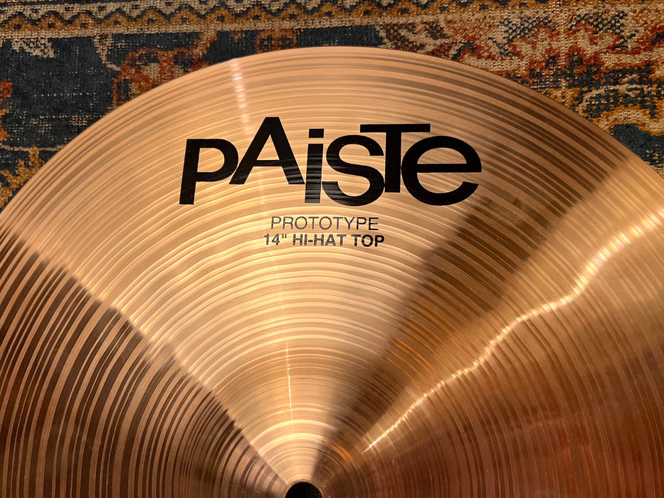 Unique HIGH BELL Paiste PROTOTYPE COMPLEX 2002 SOUND EDGE Hihats 14” 834 1047 g MINT