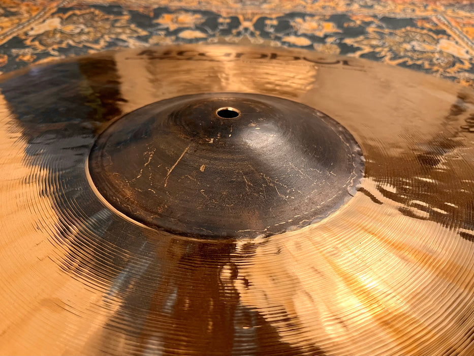Rare 23” ISTANBUL Mehmet BLACK BELL Ride 3714 g DARK Raw Bell! CLEAN! BRILLIANT Shimmer